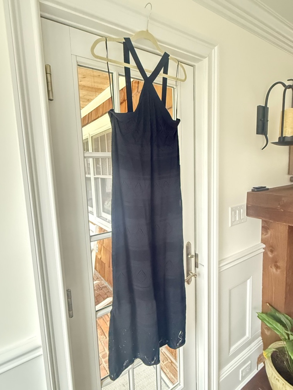 Joie Halter Maxi Dress - Size Large, Black Elegant Evening Dress - Picture 9 of 10